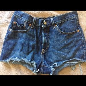 Levi High Waisted Shorts